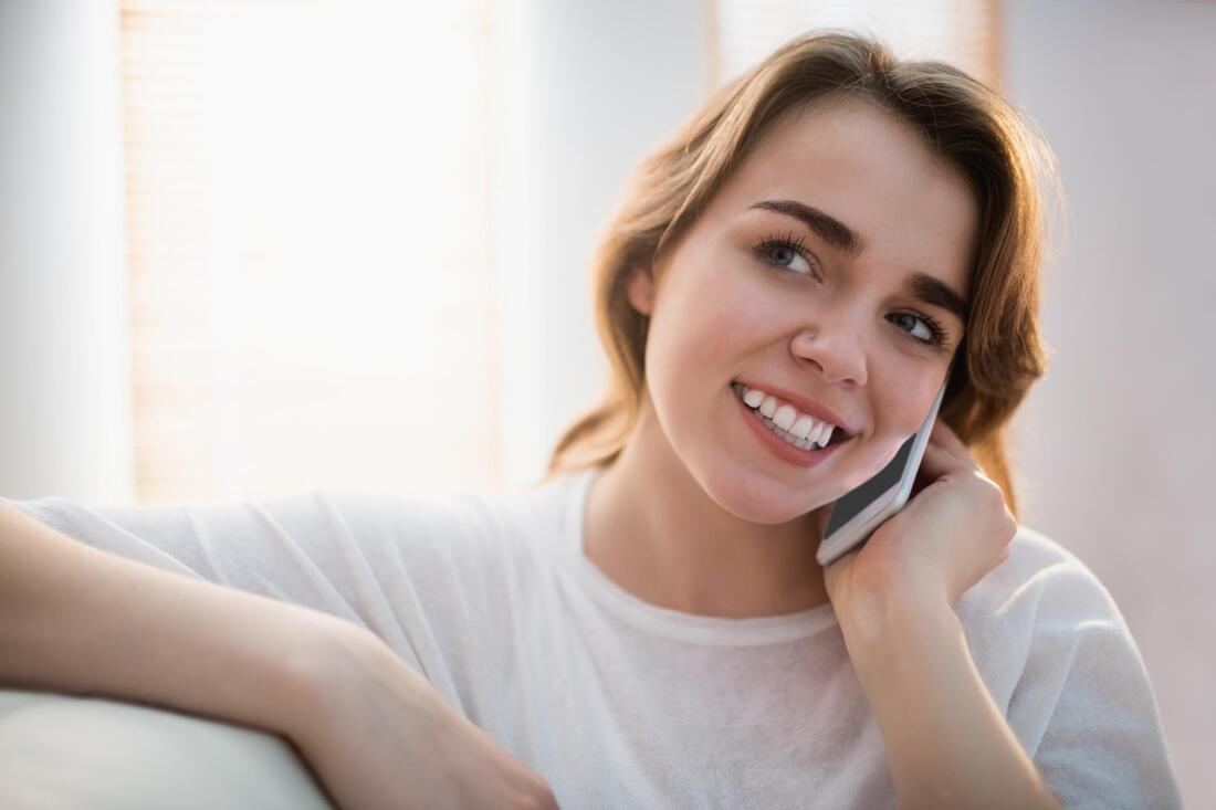 woman calling on a phone